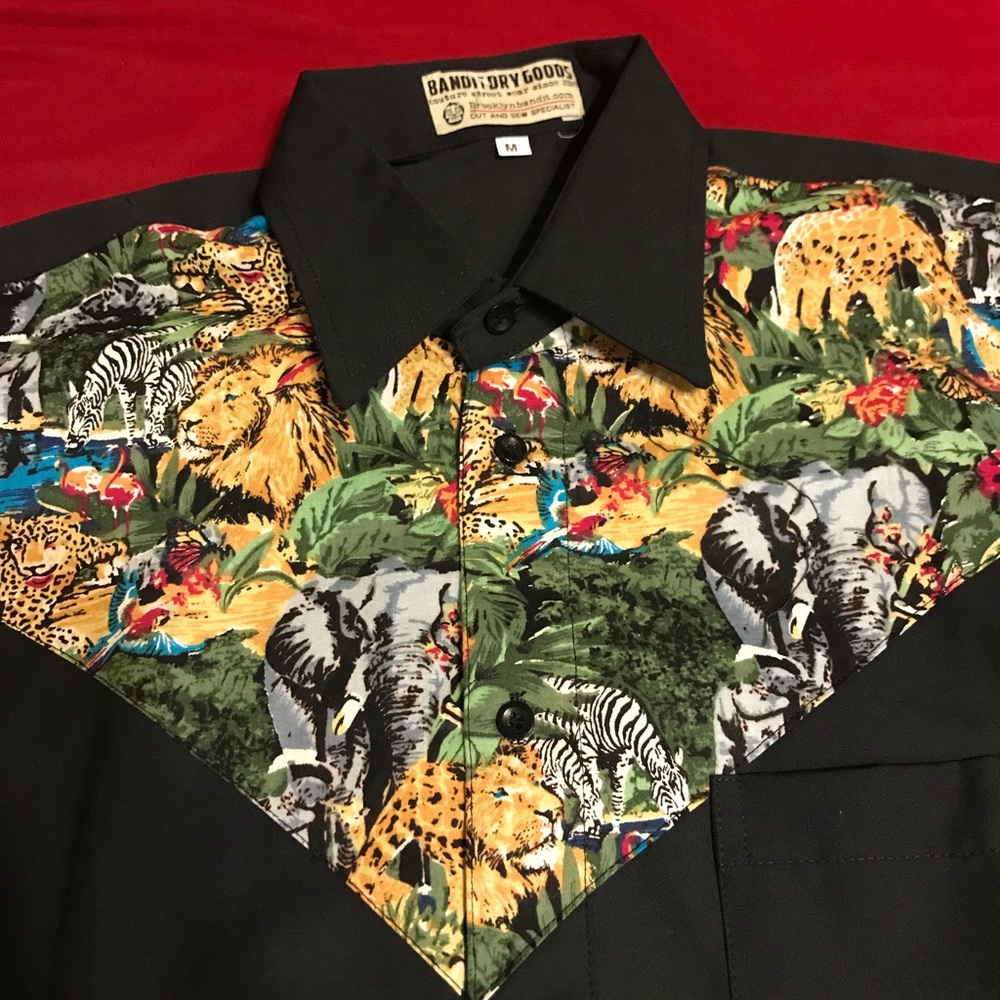 Cool vintage safari dress shirt